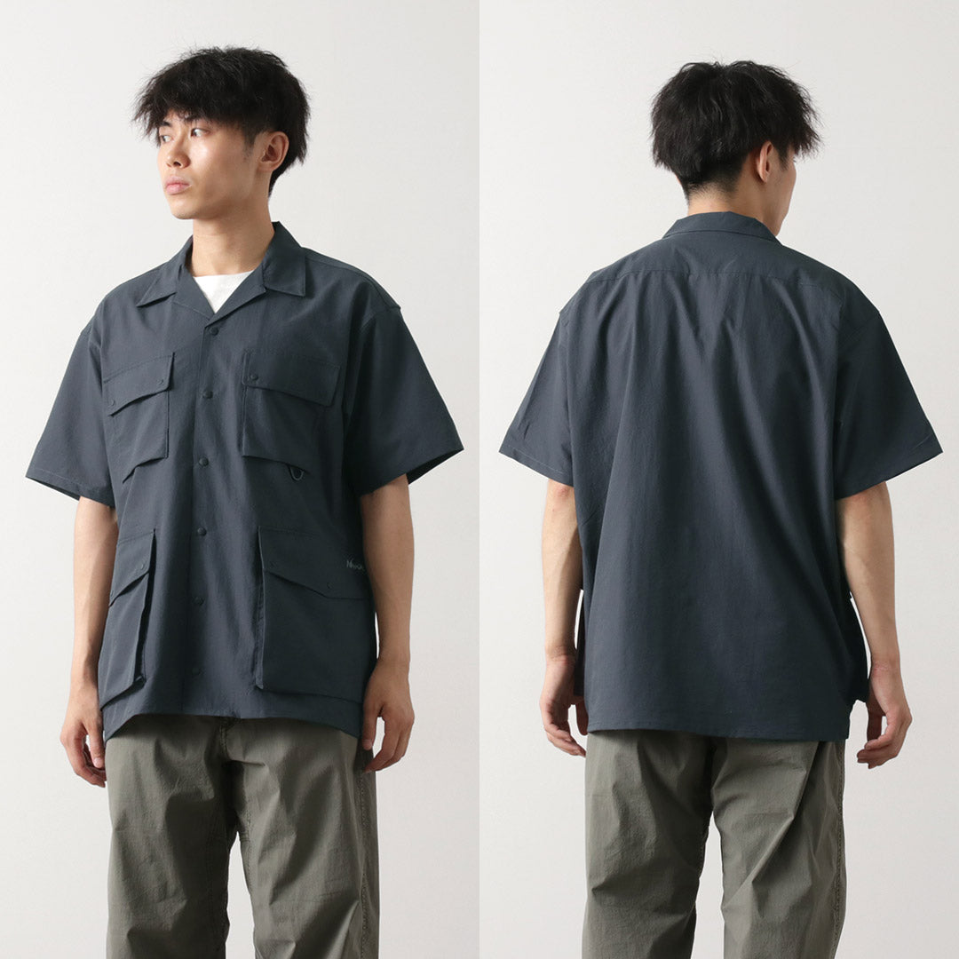 Nanga / Dot Air Utility Pocket短袖衬衫