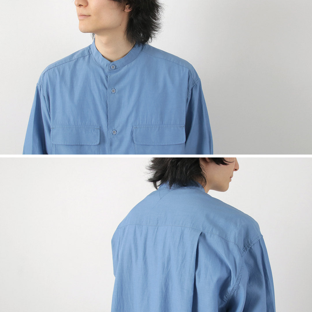 WHITE MOUNTAINEERING / Band Collar Shirt