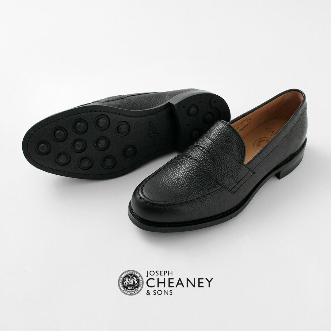 JOSEPH CHEANEY / Howard R Coin Loafer Grained Calf