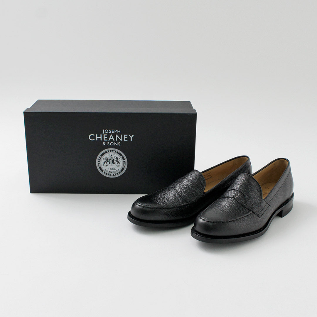 JOSEPH CHEANEY / Howard R Coin Loafer Grained Calf