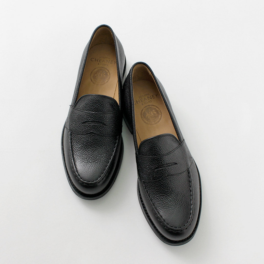 JOSEPH CHEANEY / Howard R Coin Loafer Grained Calf