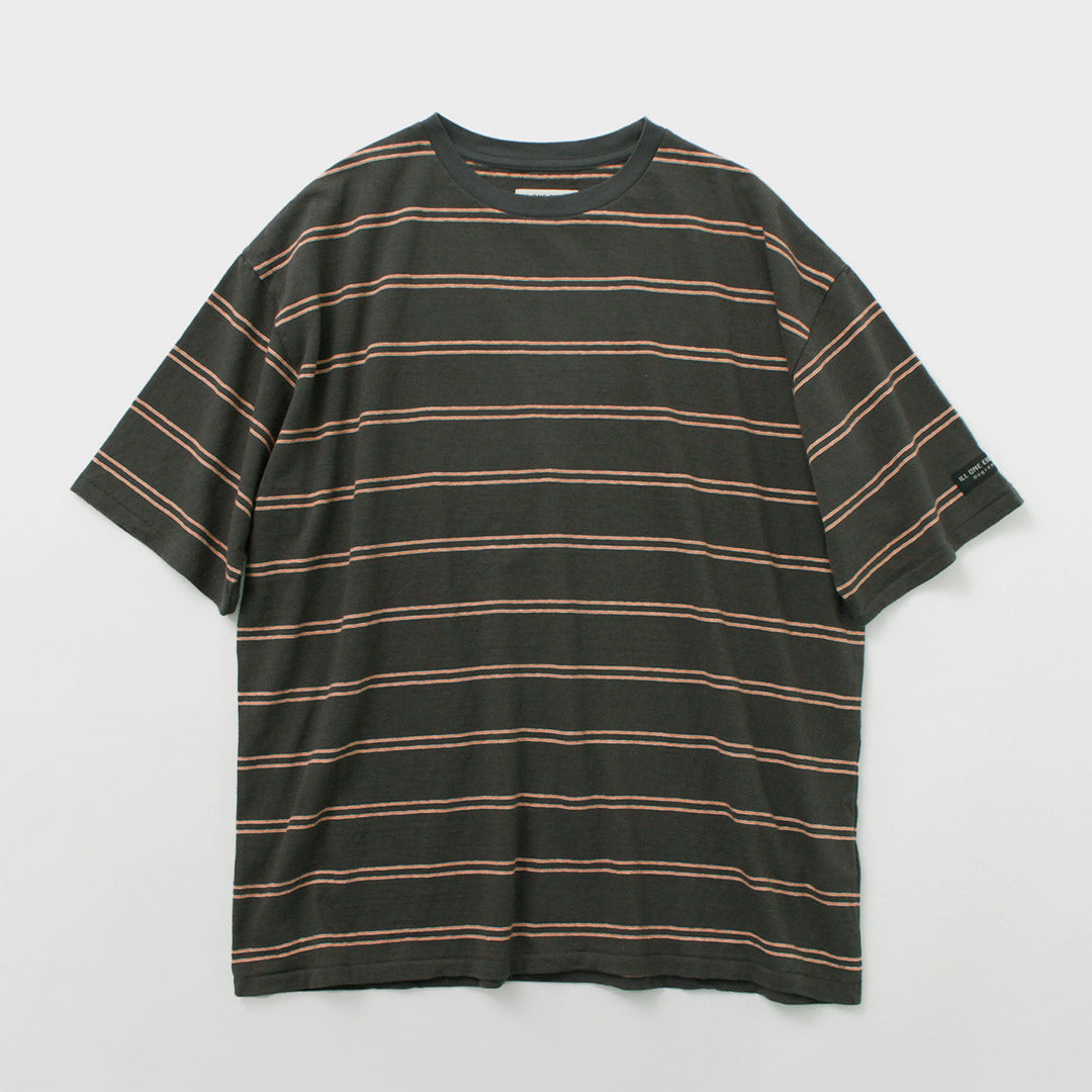 ILL ONE EIGHTY / Retro stripe T-shirt