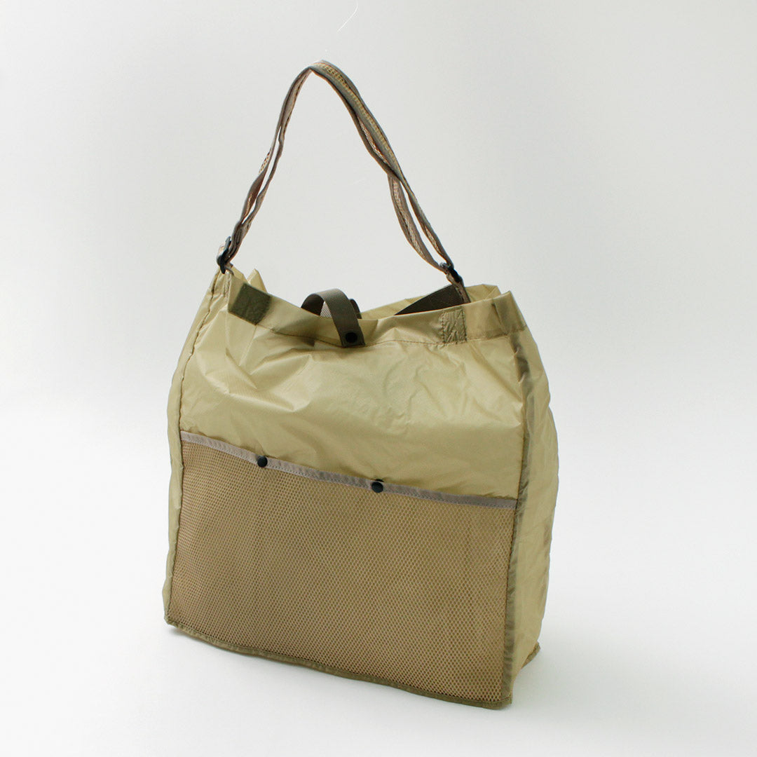 BURLAP OUTFITTER / Folding Shoulder Tote bag