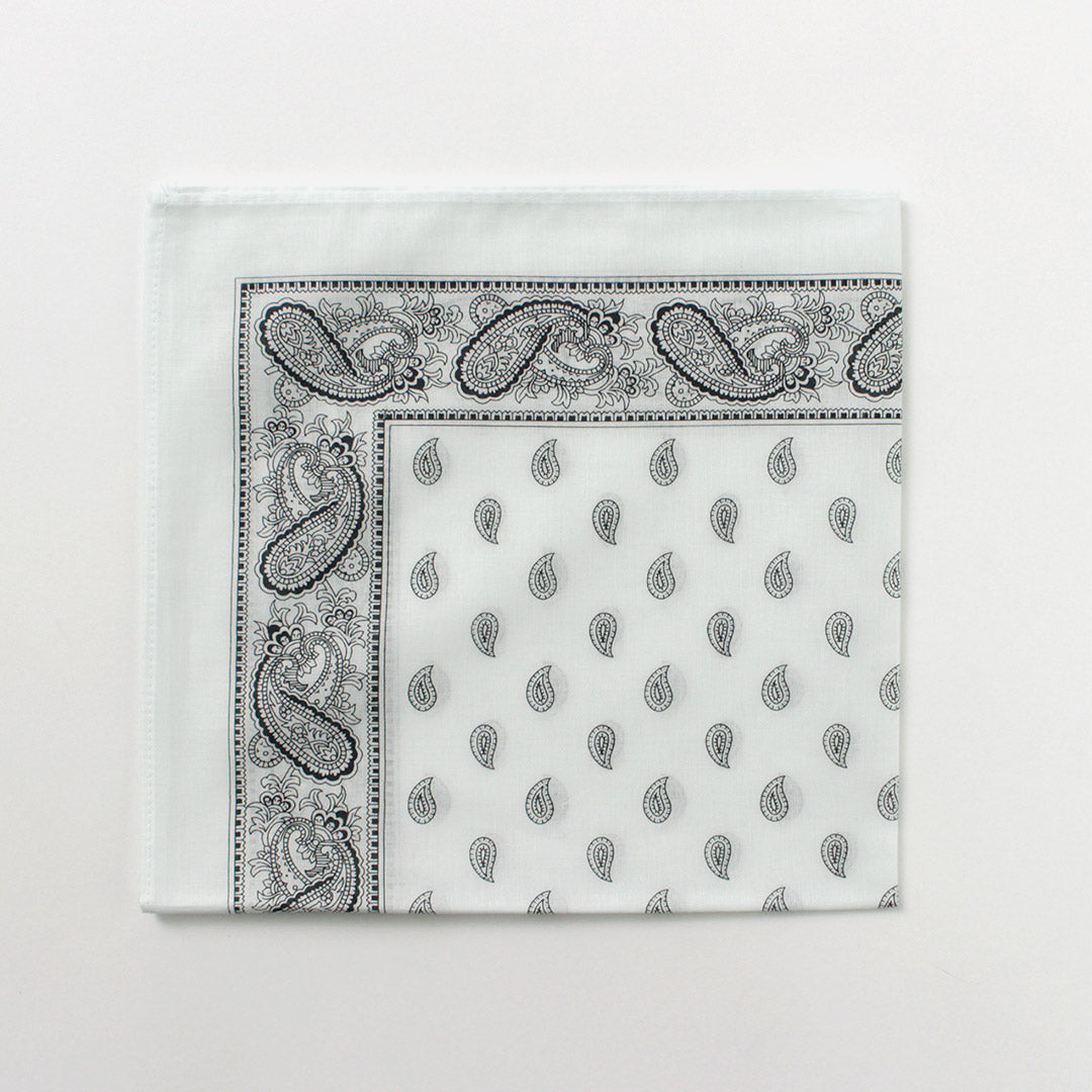 GLARNER TUECHLI / Cotton Paisley Bandana