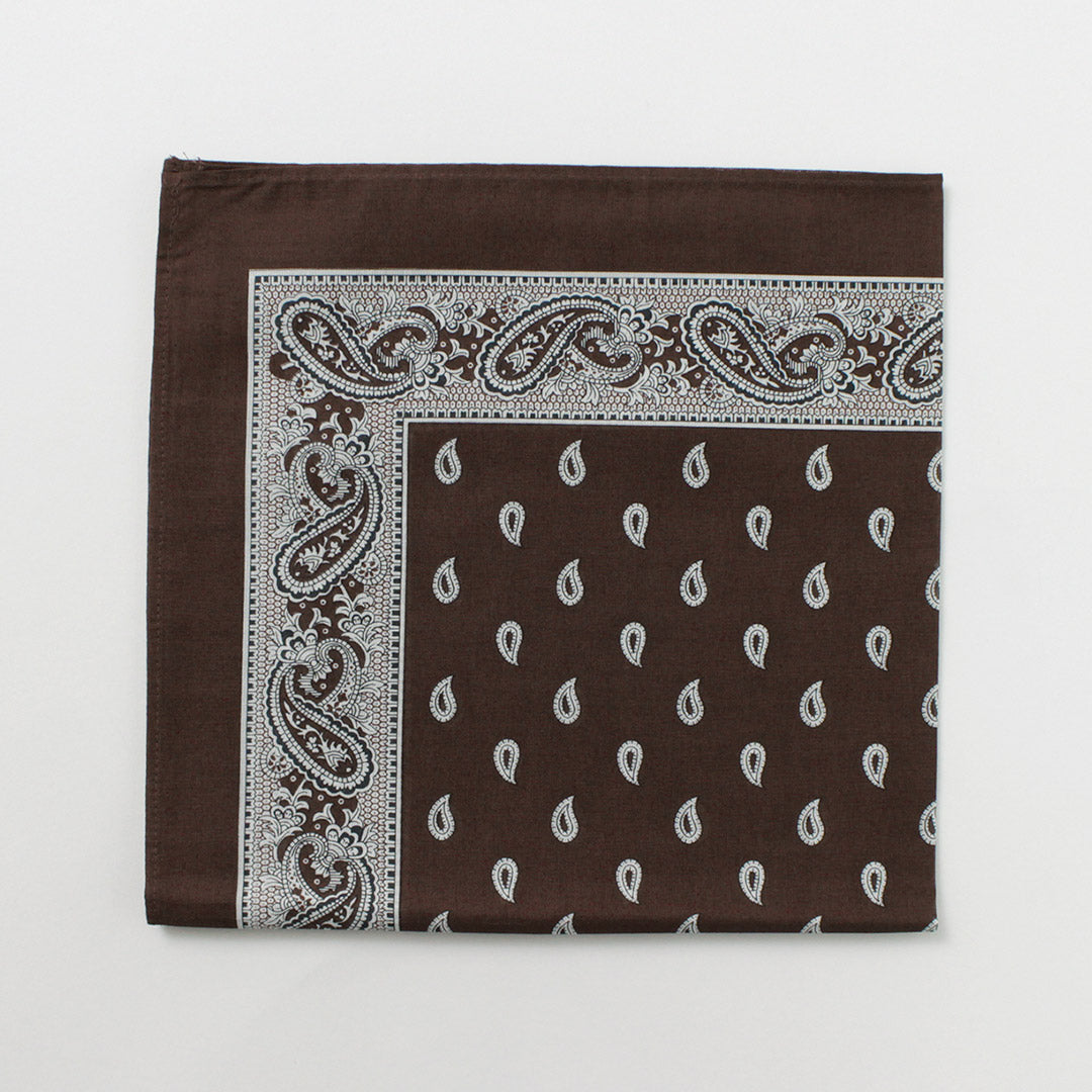 GLARNER TUECHLI / COTTON PAISLEY BANDANA