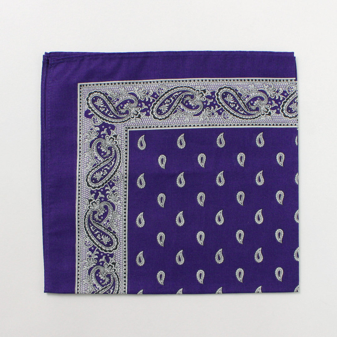 GLARNER TUECHLI / COTTON PAISLEY BANDANA