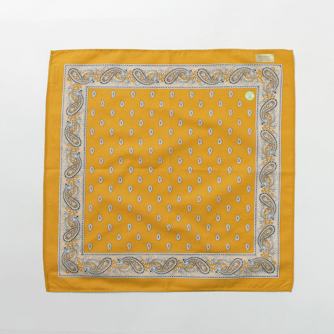 GLARNER TUECHLI / COTTON PAISLEY BANDANA