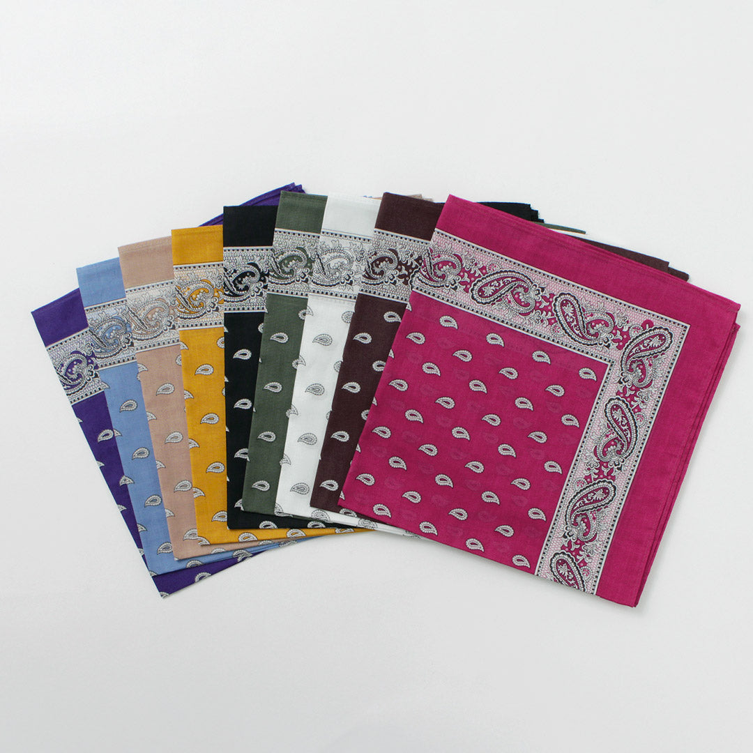 GLARNER TUECHLI / Cotton Paisley Bandana