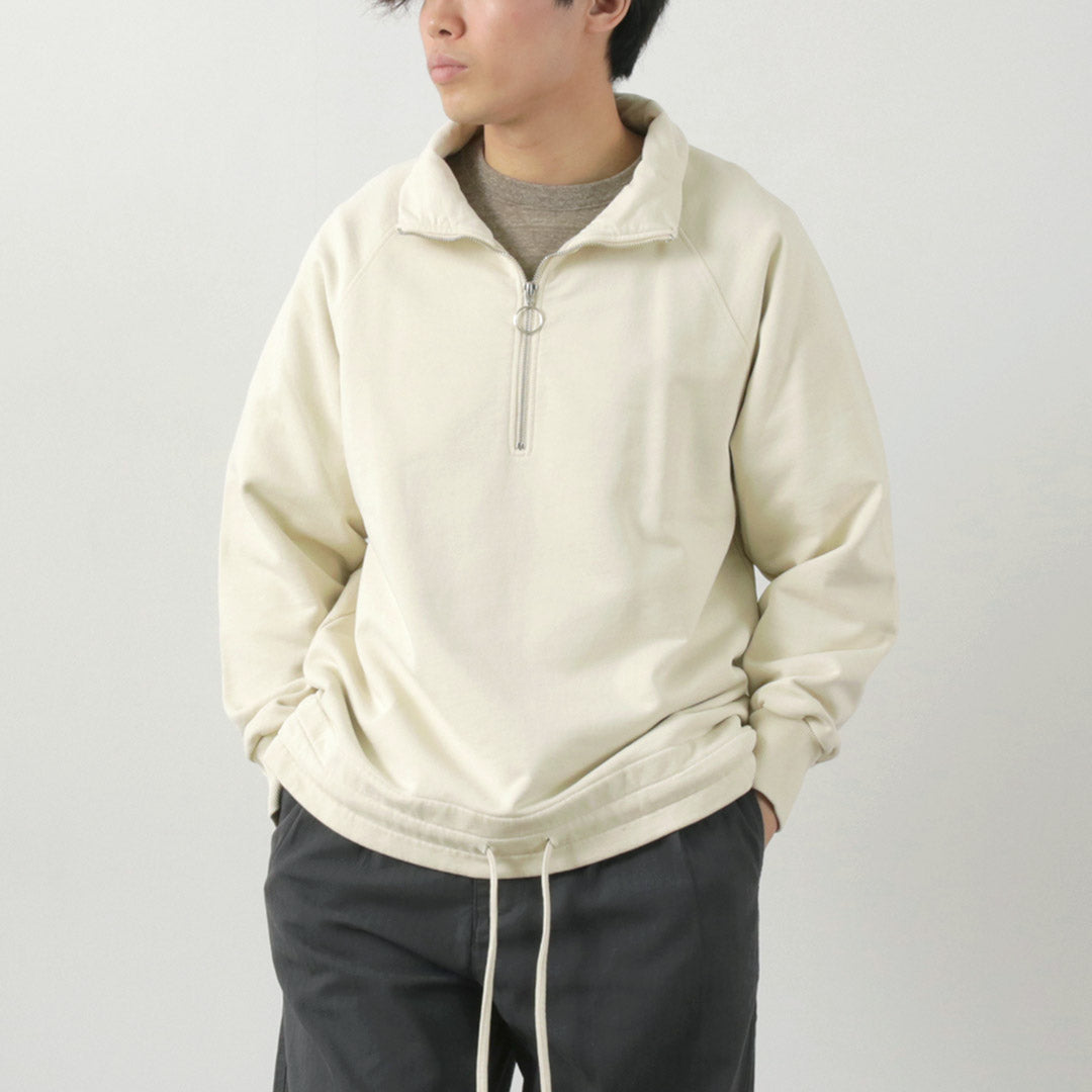 PARAGES / Battle Half Zip Sweatshirt