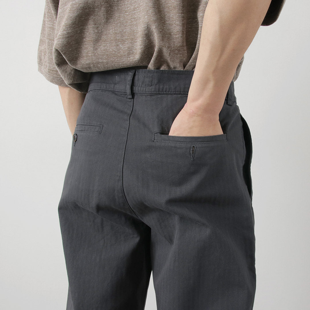 PARAGES / Double Pleated Pants Cotton