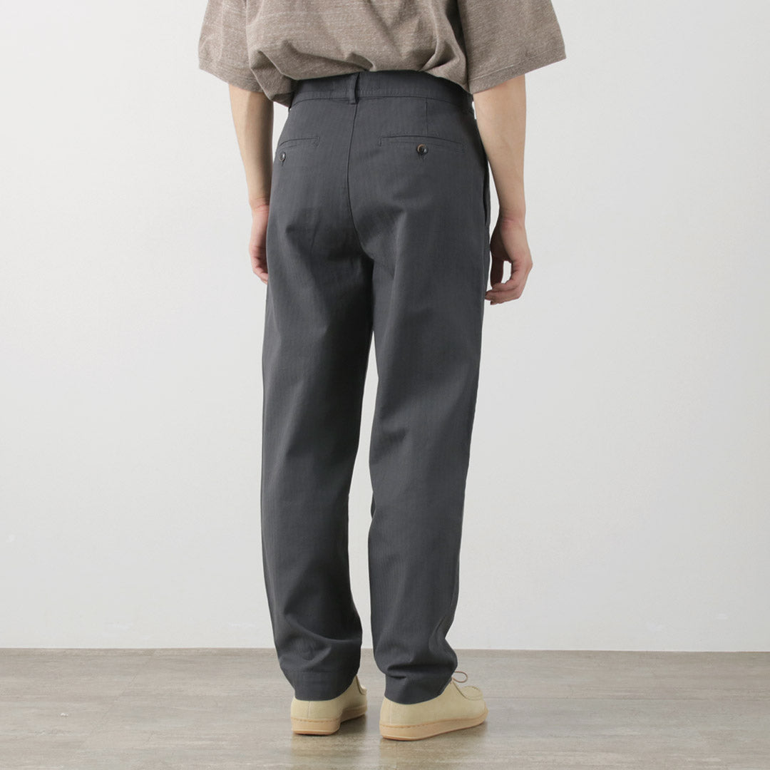 PARAGES / Double Pleated Pants Cotton