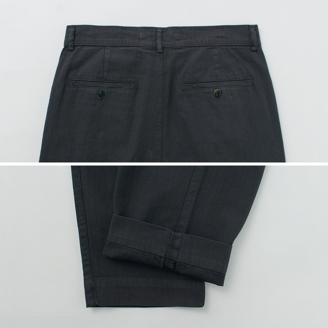 PARAGES / Double Pleated Pants Cotton