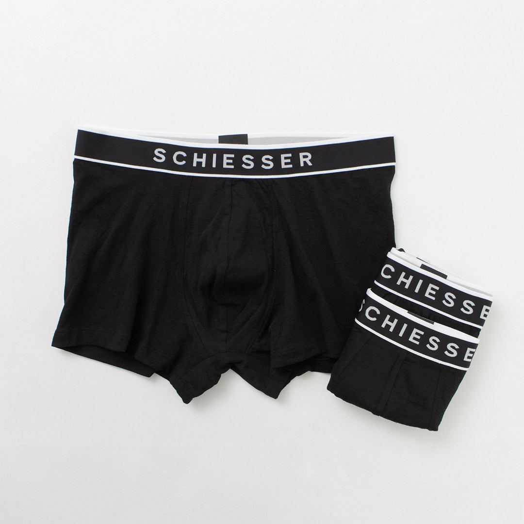 Schiesser /徽標拳擊褲