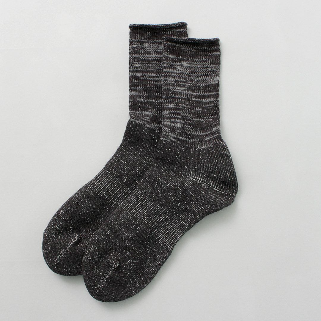 ROTOTO / WASHI pile crew socks