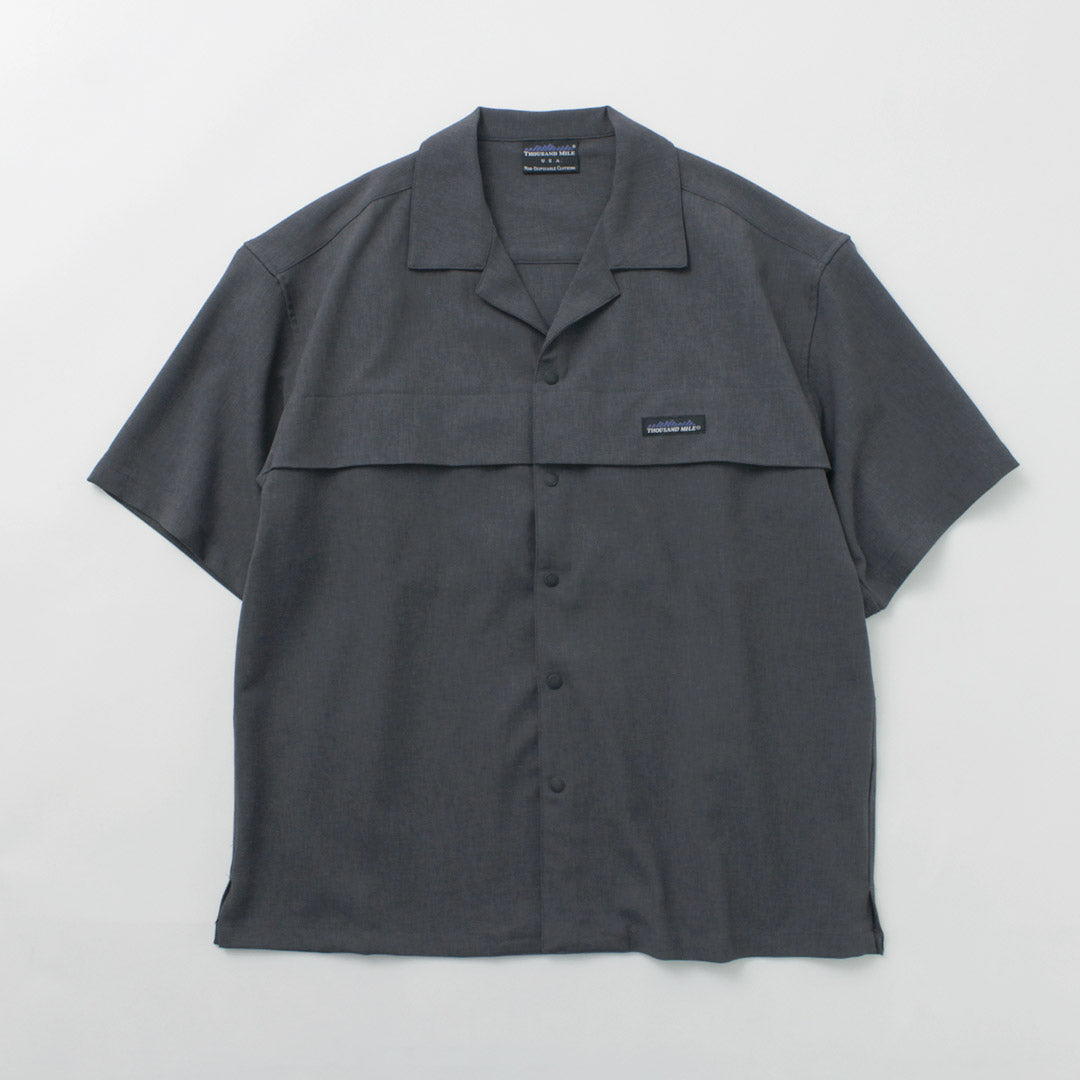 THOUSAND MILE / Short Sleeve Open Collar Shirt