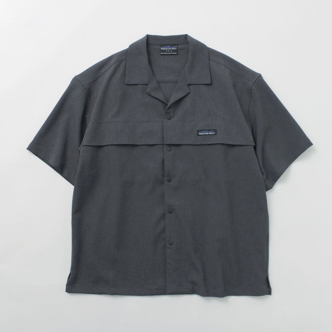 THOUSAND MILE / Short Sleeve Open Collar Shirt