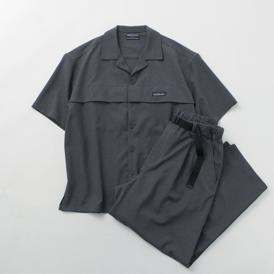 THOUSAND MILE / Short Sleeve Open Collar Shirt