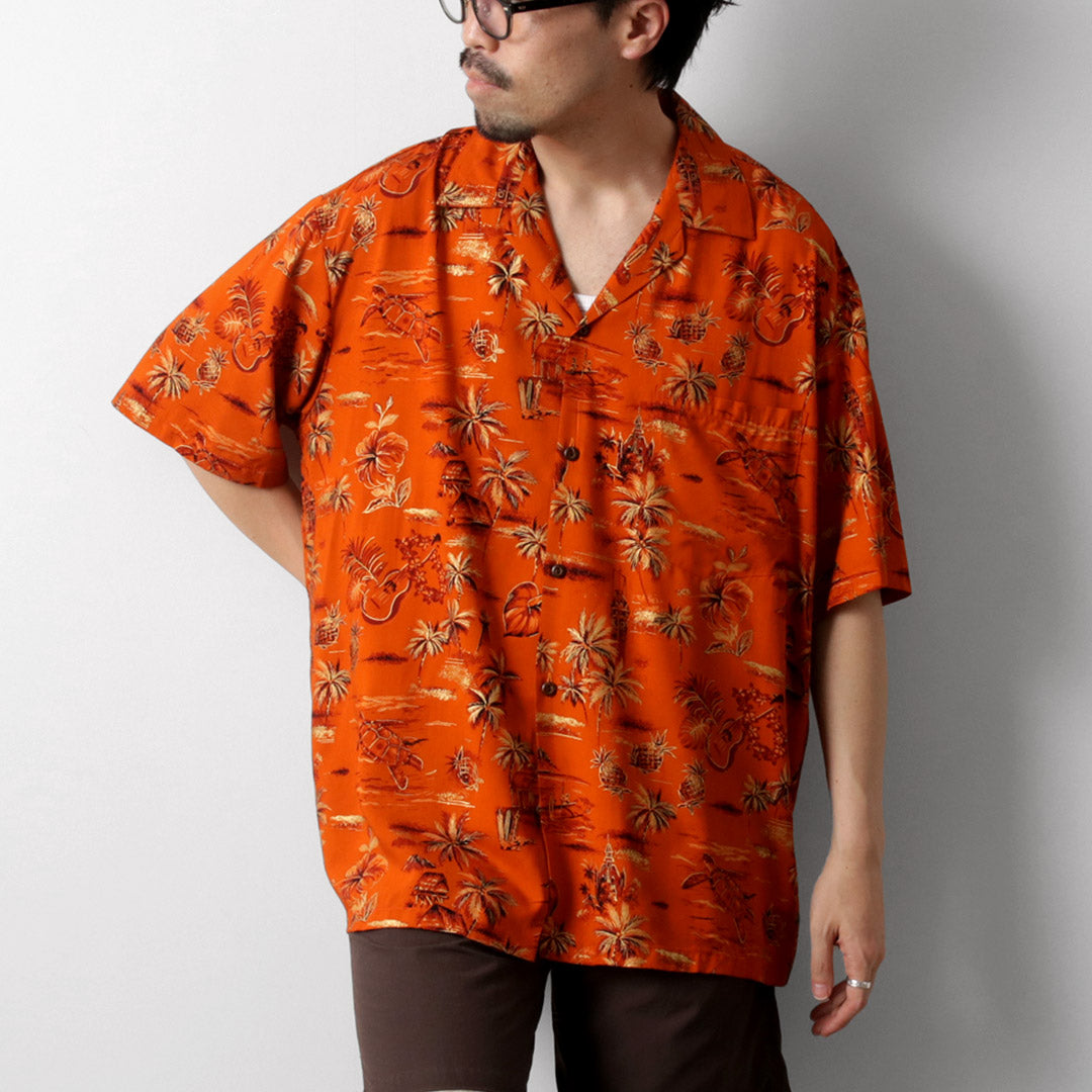 TWO PALMS / Golden Vintage Hawaiian Shirt