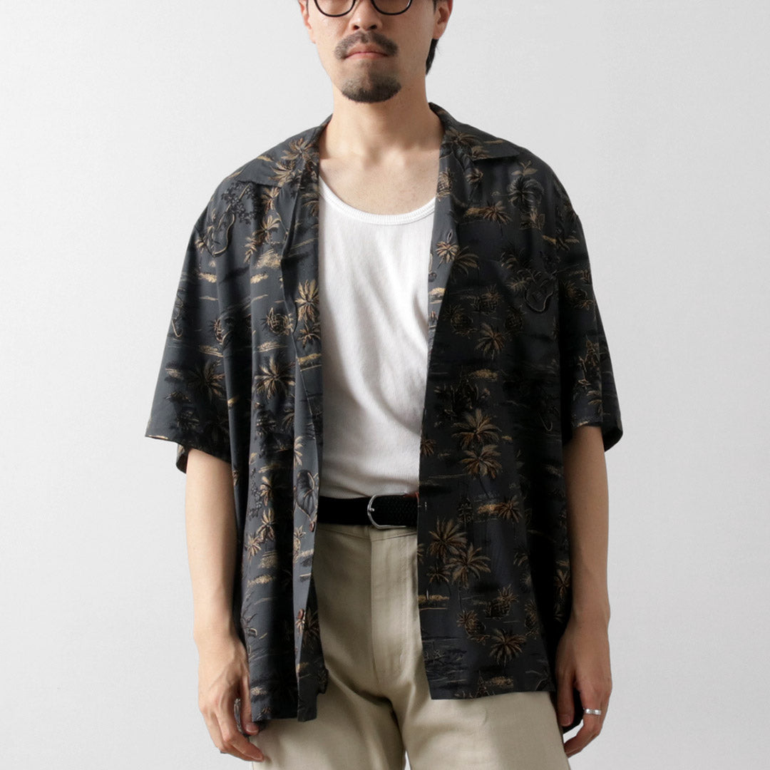 TWO PALMS / Golden Vintage Hawaiian Shirt