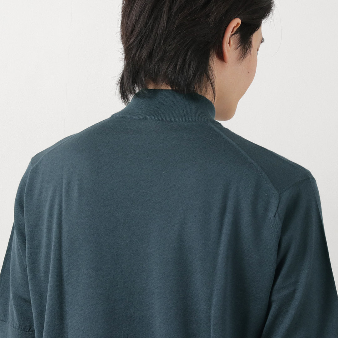 John Smedley / Sea Island Cotton 30量规模拟颈编织