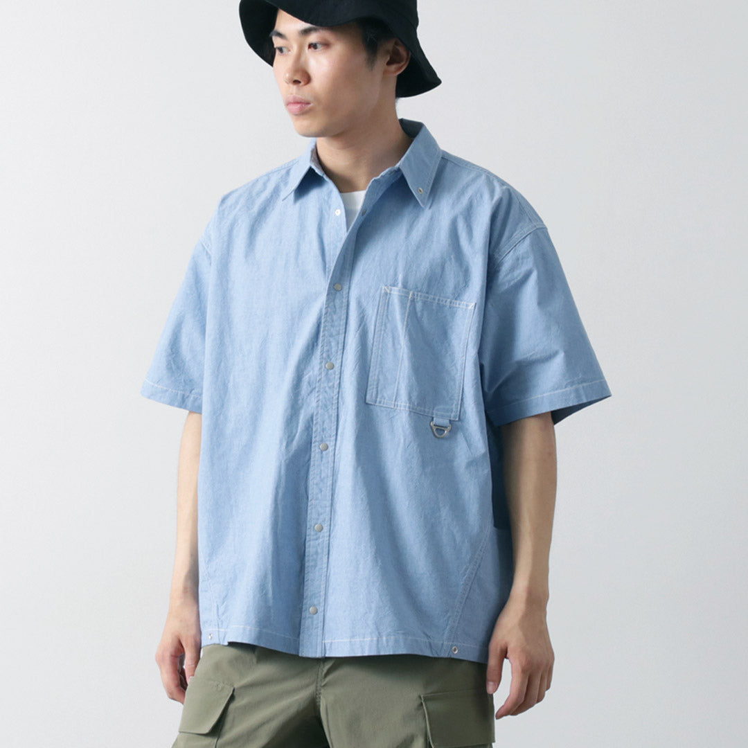 GARAGE GREEN WORKS / Half Sleeve Dungaree Shirt