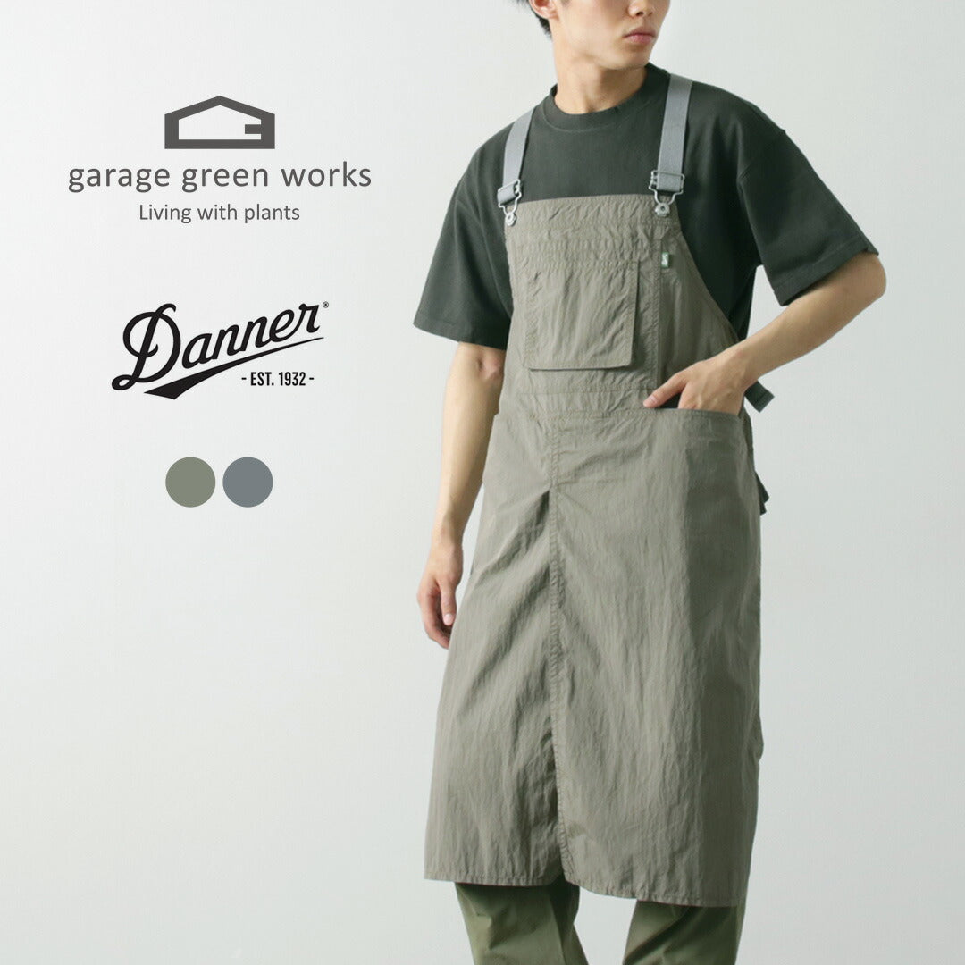 Garage Green Works / Danner Collaboration Buff de nylon Buff Long delantal