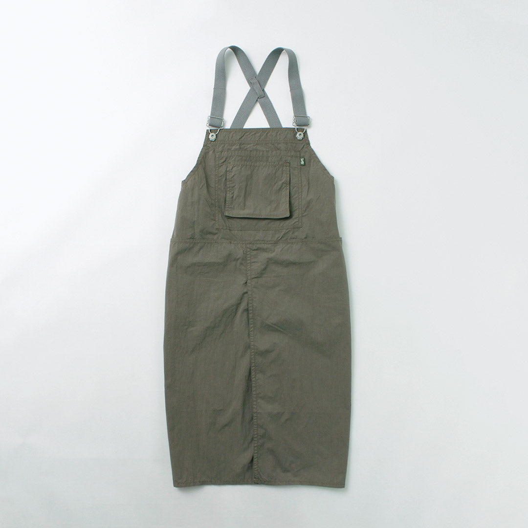 GARAGE GREEN WORKS / Danner Collaboration Cotton Nylon Buff Long Apron