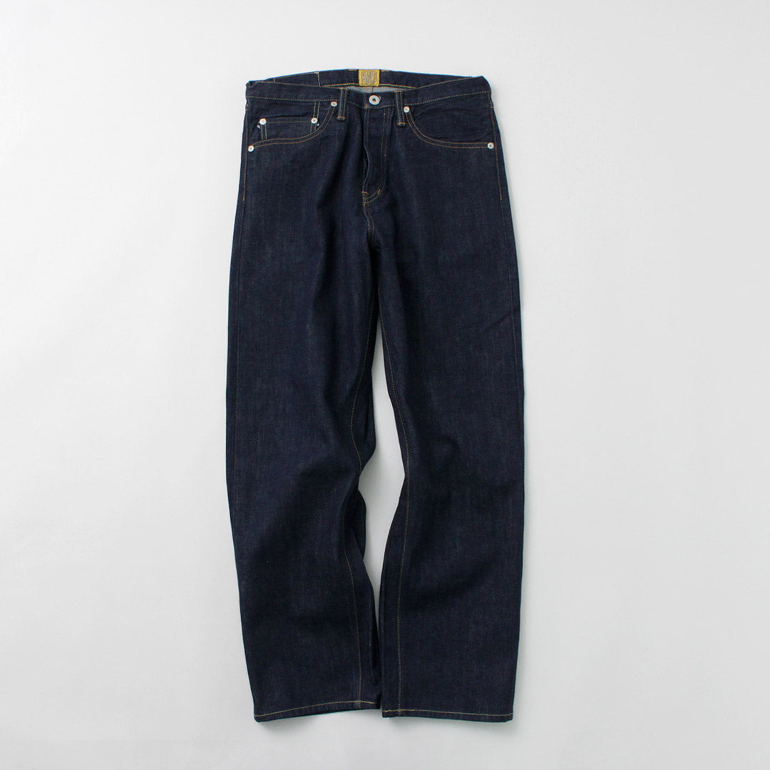 THE BLUEST OVERALLS / Big Silhouette Denim Pants