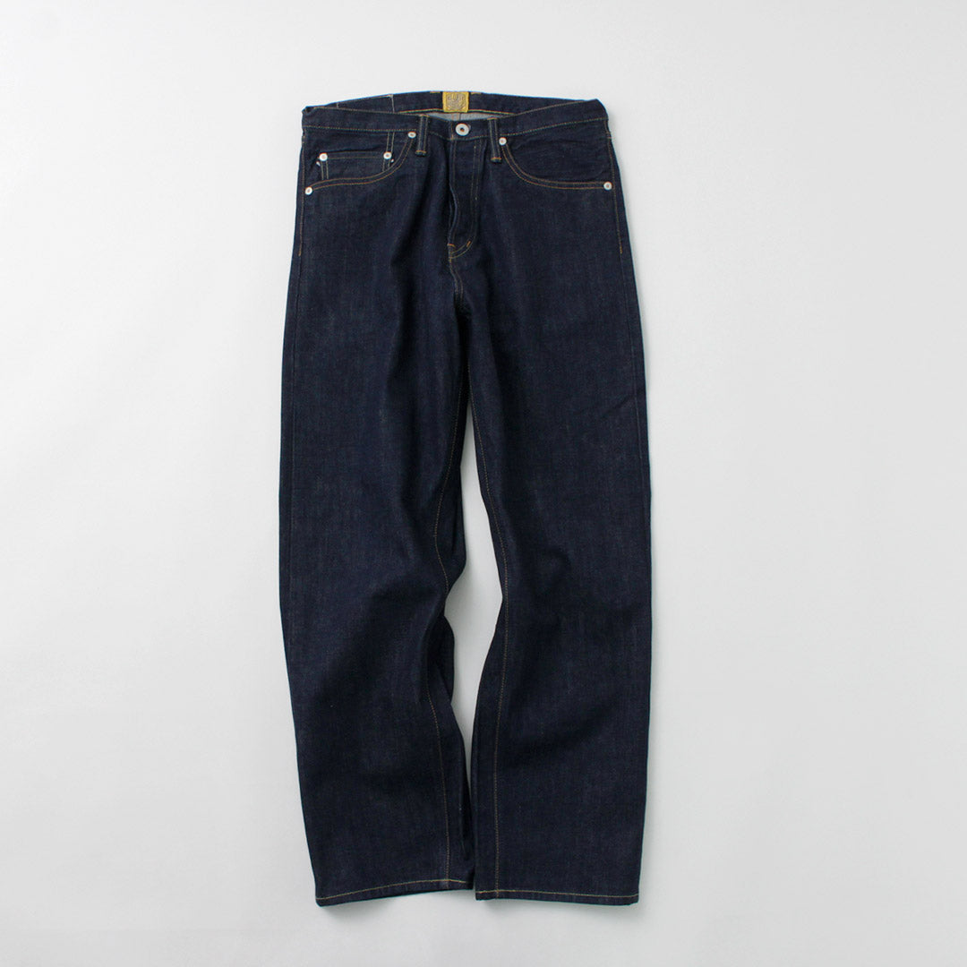 THE BLUEST OVERALLS / Big Silhouette Denim Pants