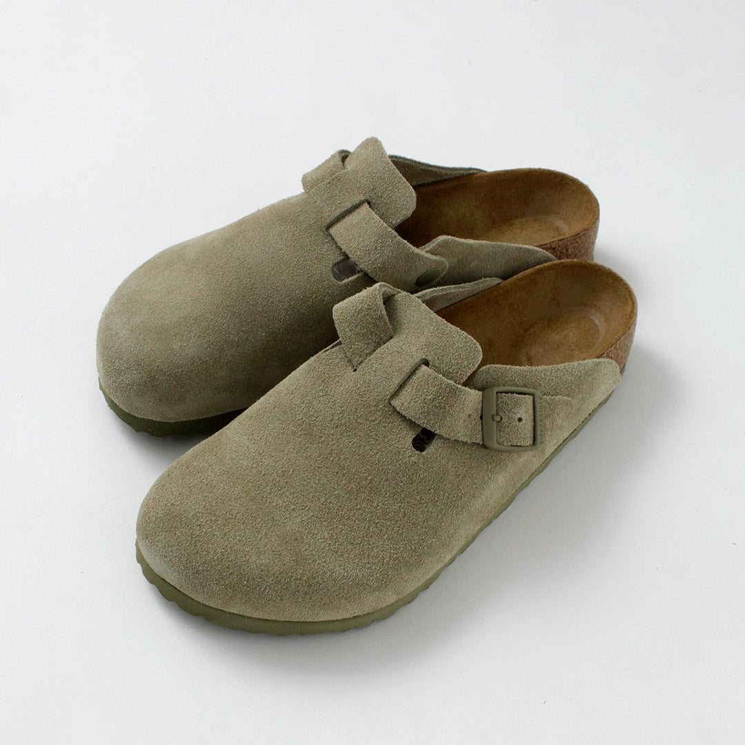 BIRKENSTOCK / Boston Suede Leather Sandals