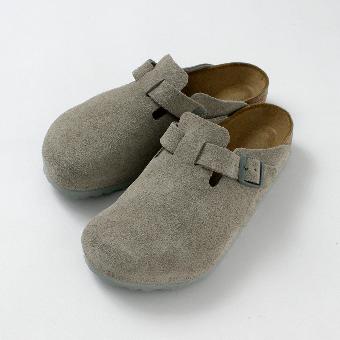 BIRKENSTOCK / Boston Suede Leather Sandals