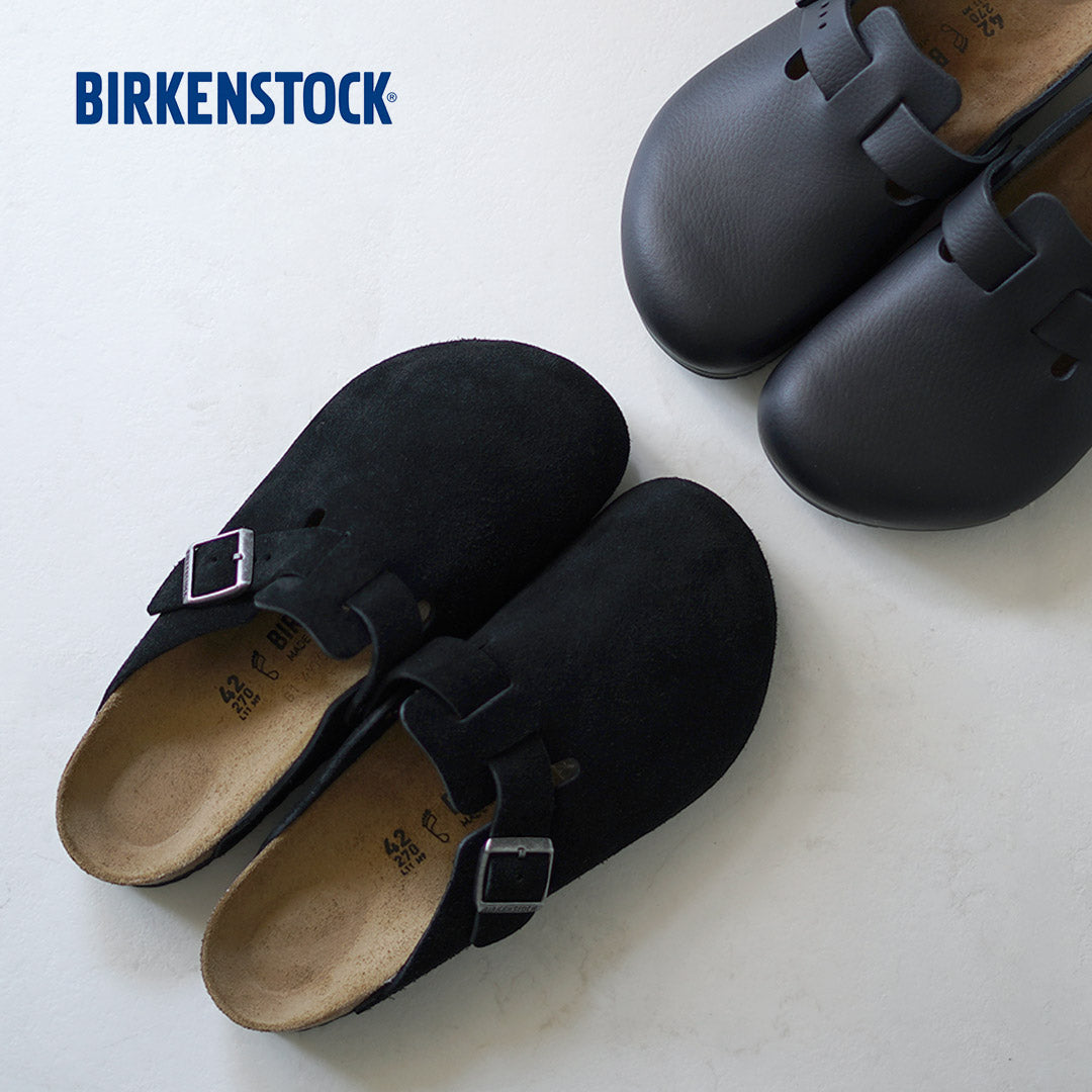 BIRKENSTOCK / Boston Suede Leather Sandals