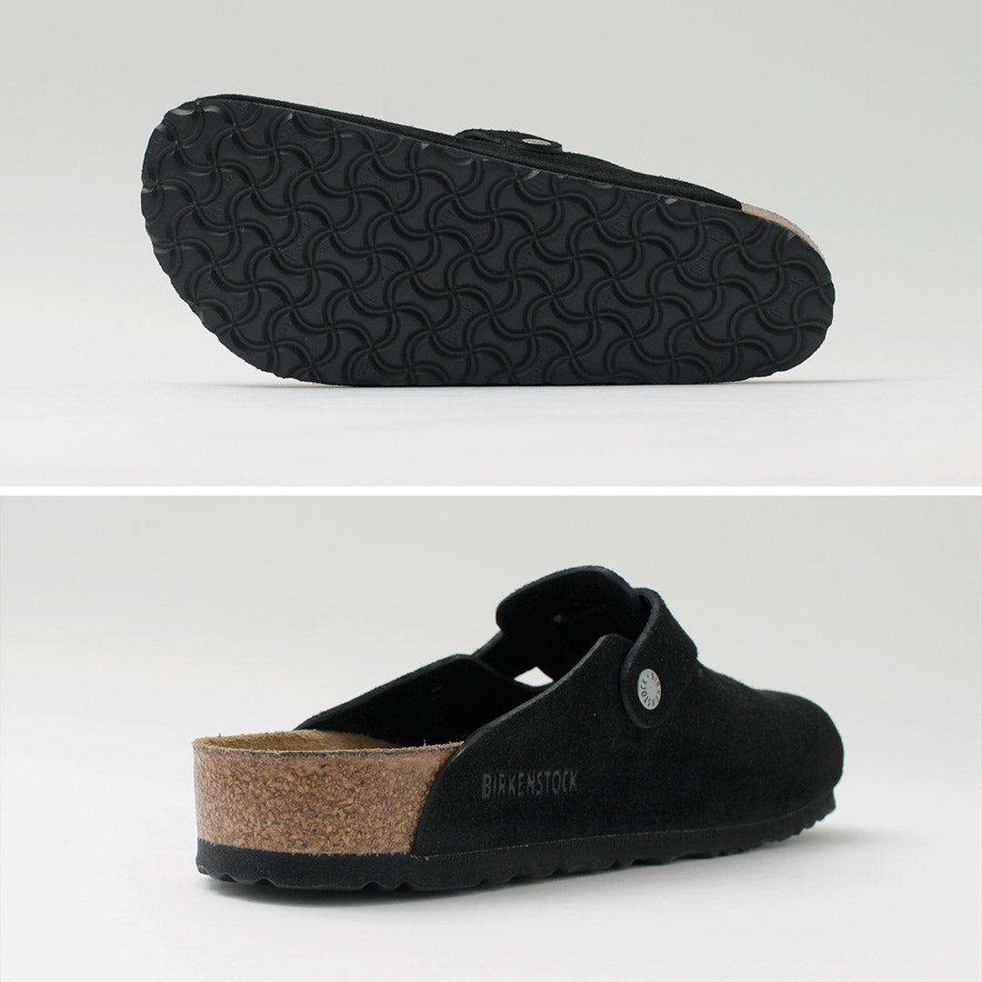 BIRKENSTOCK / Boston Suede Leather Sandals