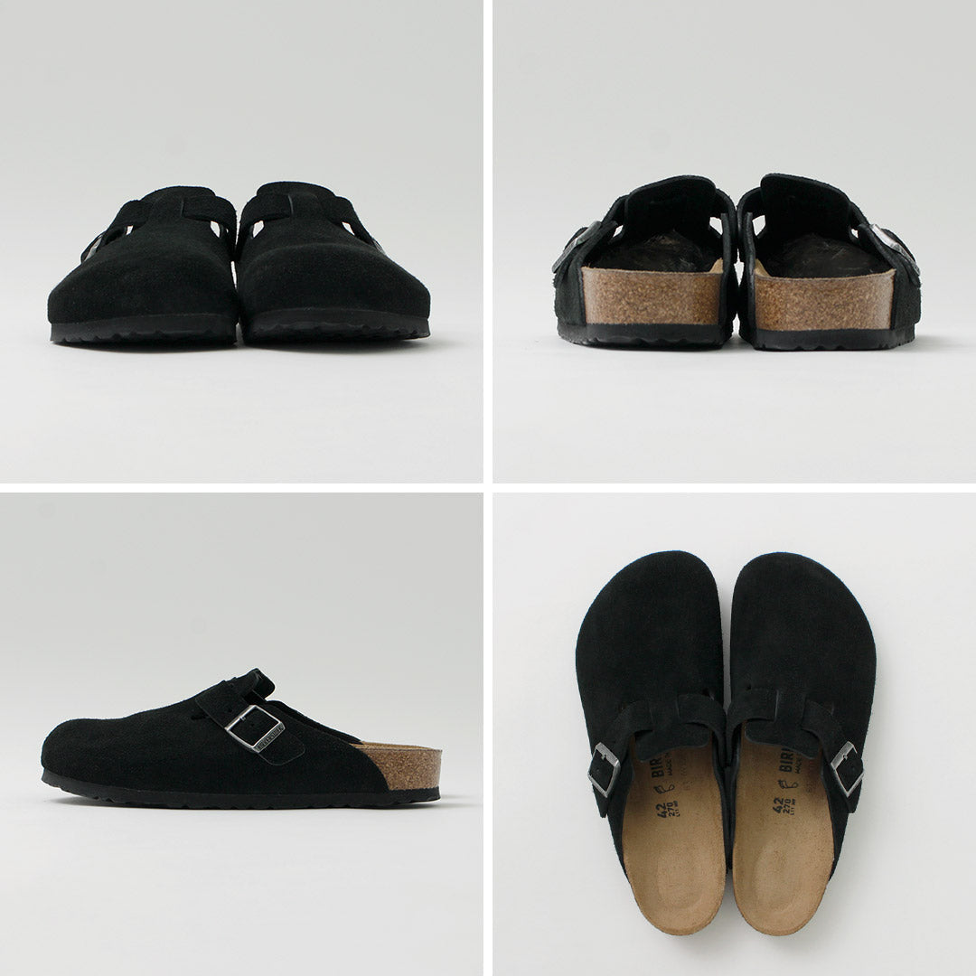 BIRKENSTOCK / Boston Suede Leather Sandals