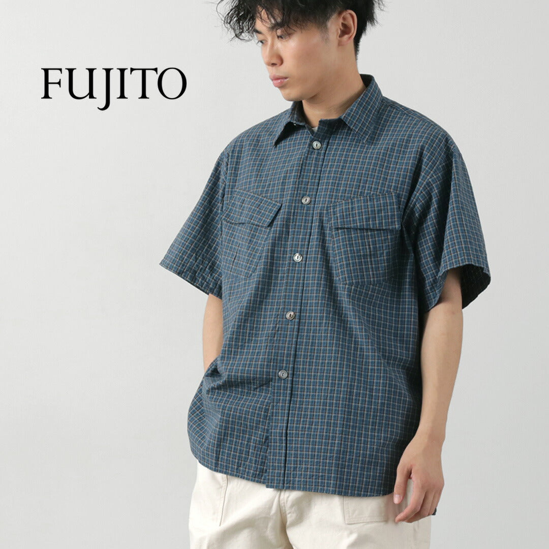 FUJITO / Short Sleeve Fatigue Shirt