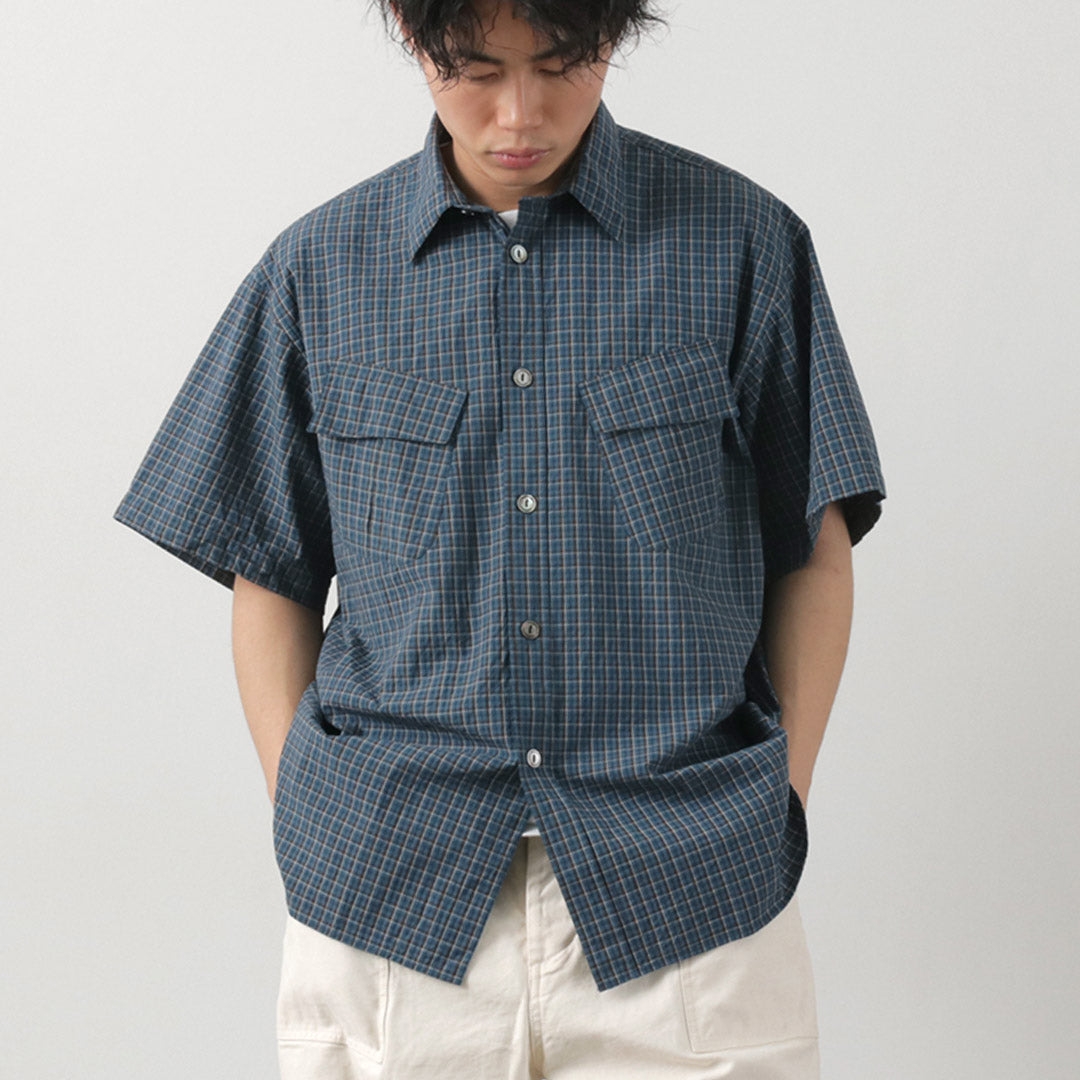 FUJITO / Short Sleeve Fatigue Shirt