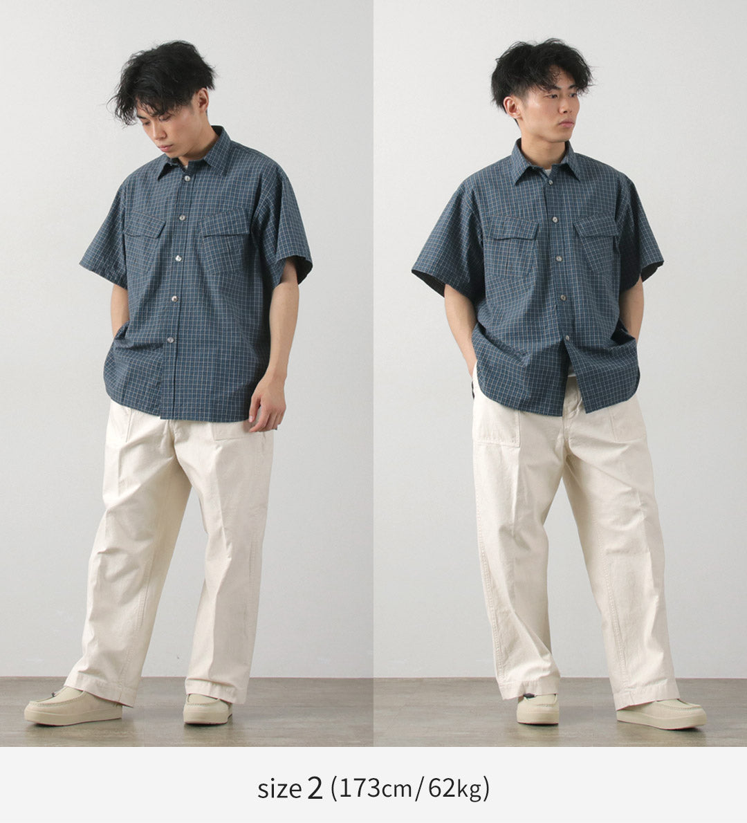 FUJITO / Short Sleeve Fatigue Shirt