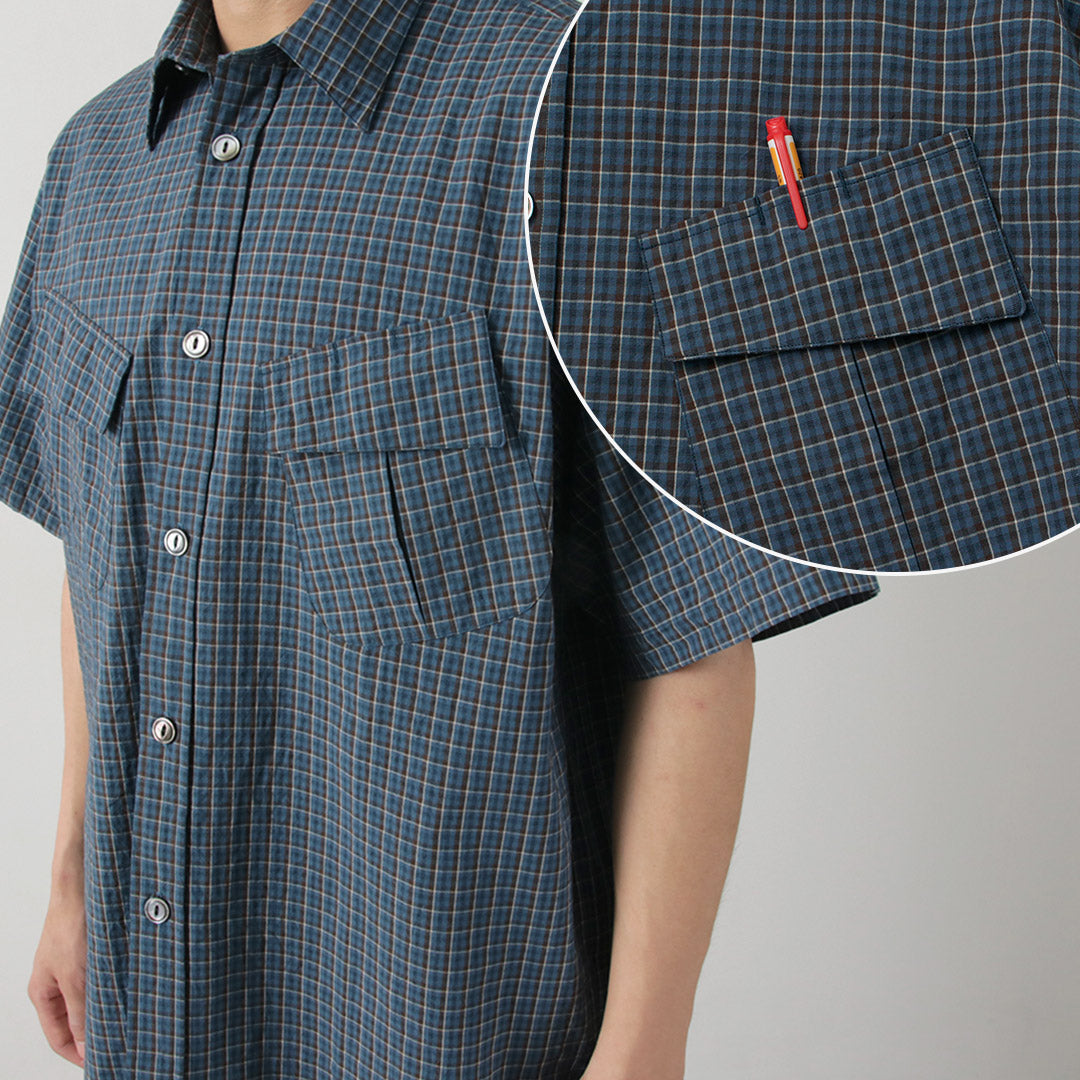 FUJITO / Short Sleeve Fatigue Shirt