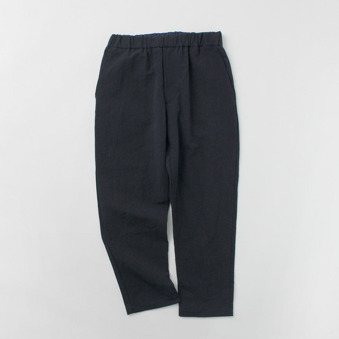 Fujito / Cotton Linen Ceersucker Easy Pants