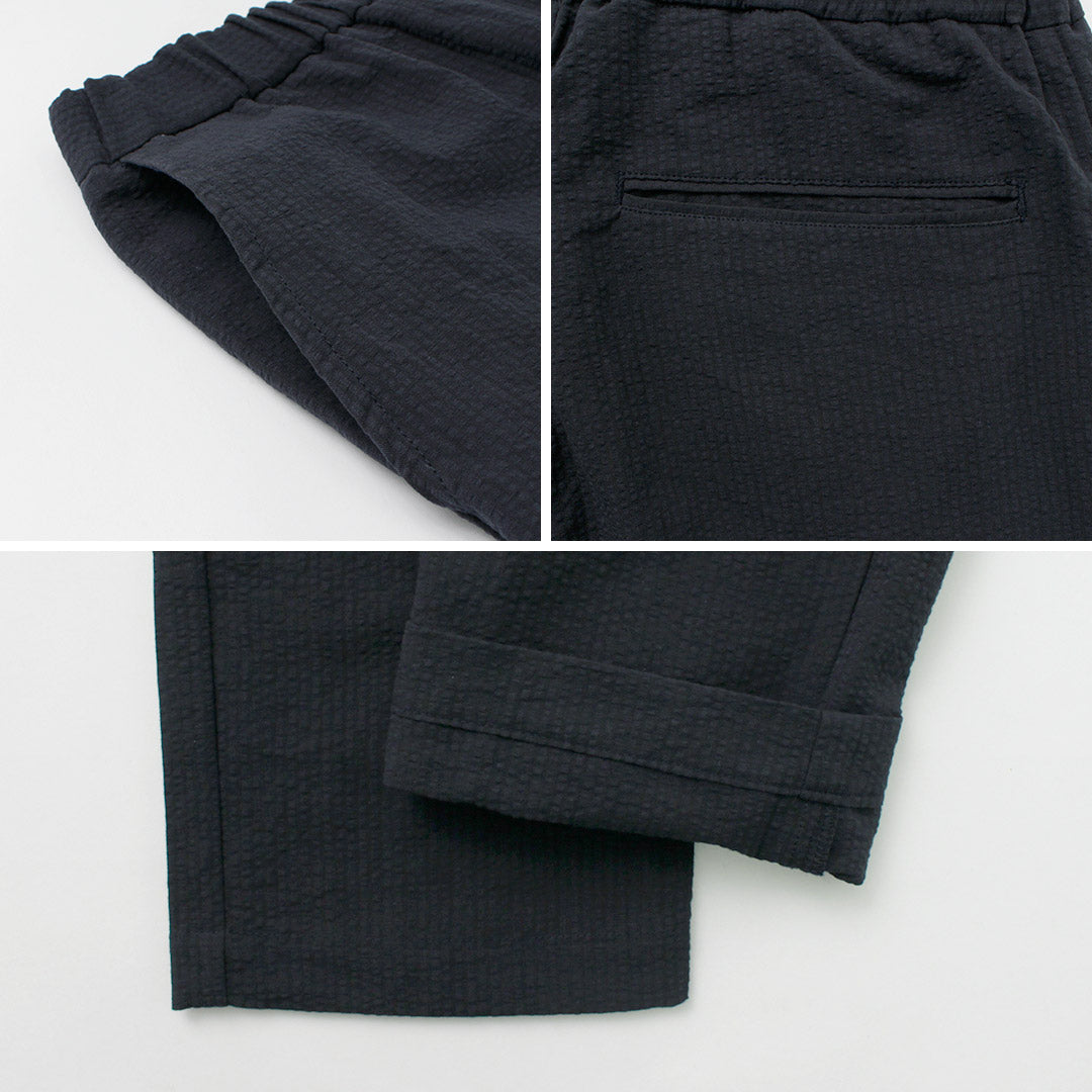 Fujito / Cotton Linen Ceersucker Easy Pants