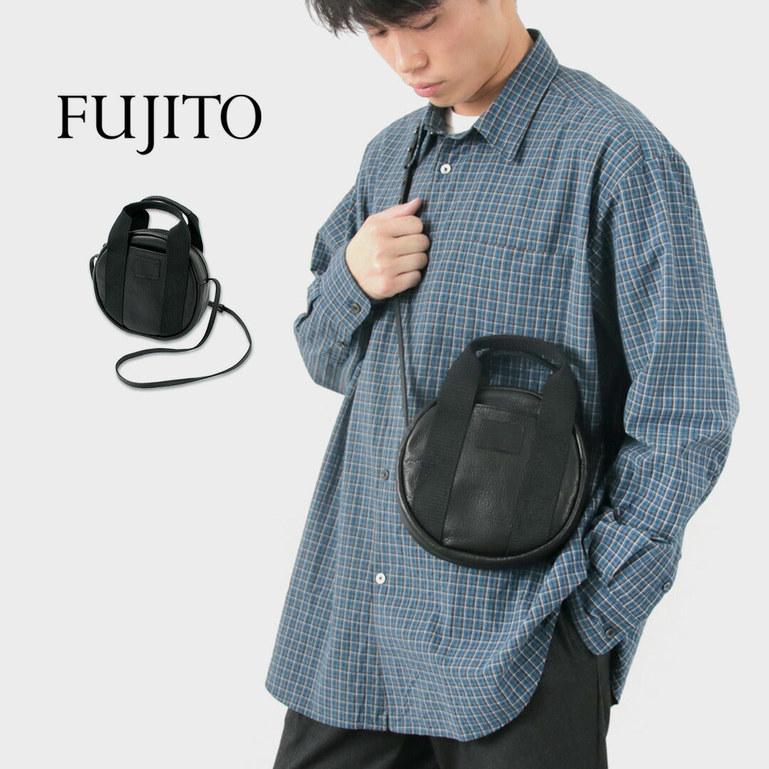 Fujito / bolsa de casco de cuero