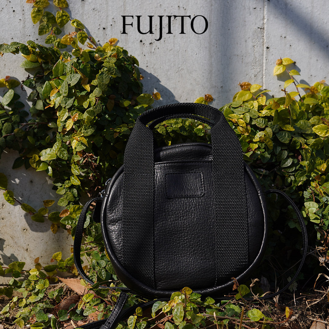 Fujito / bolsa de casco de cuero