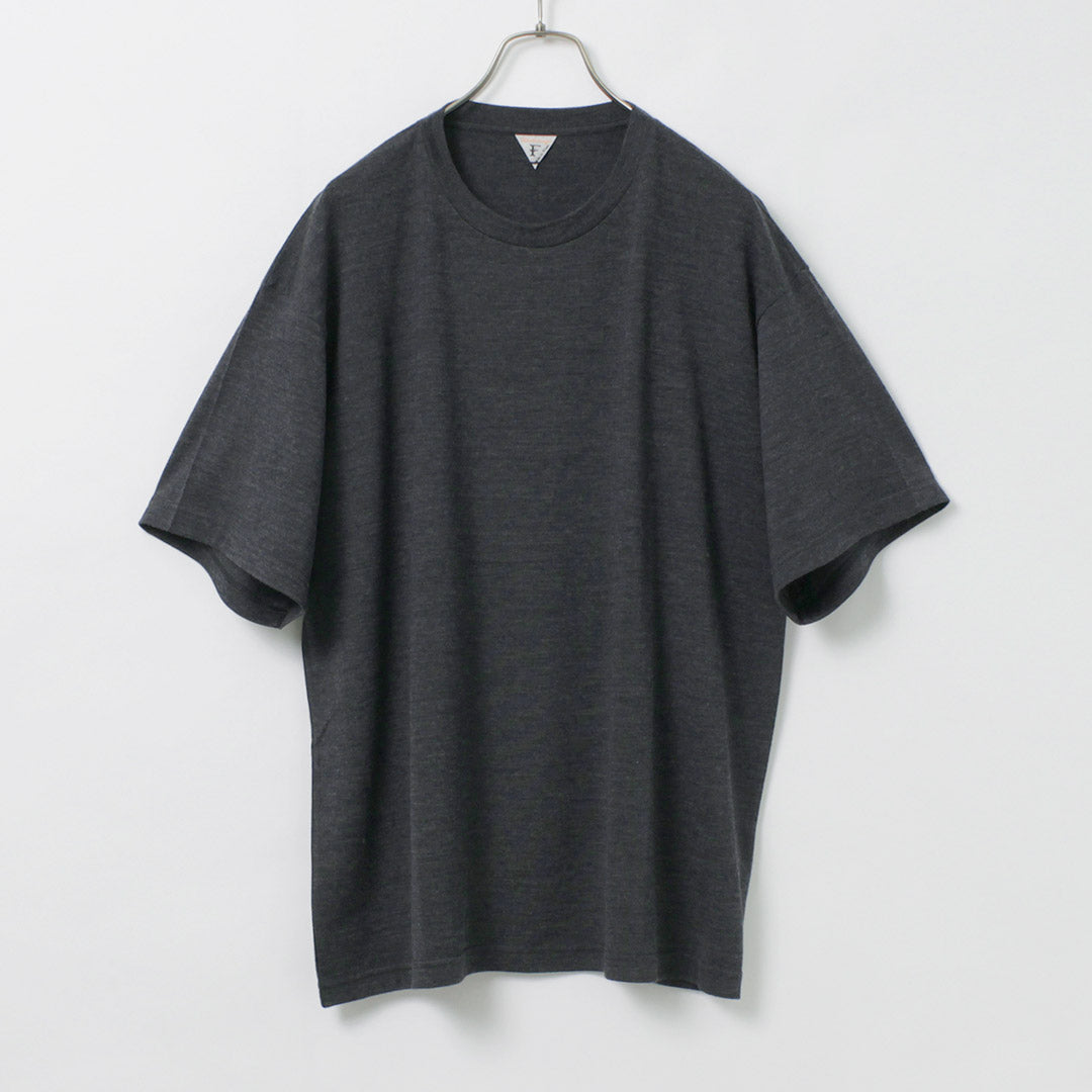 FILMELANGE / Wolve New Zealand Merino Jersey Box T-Shirt