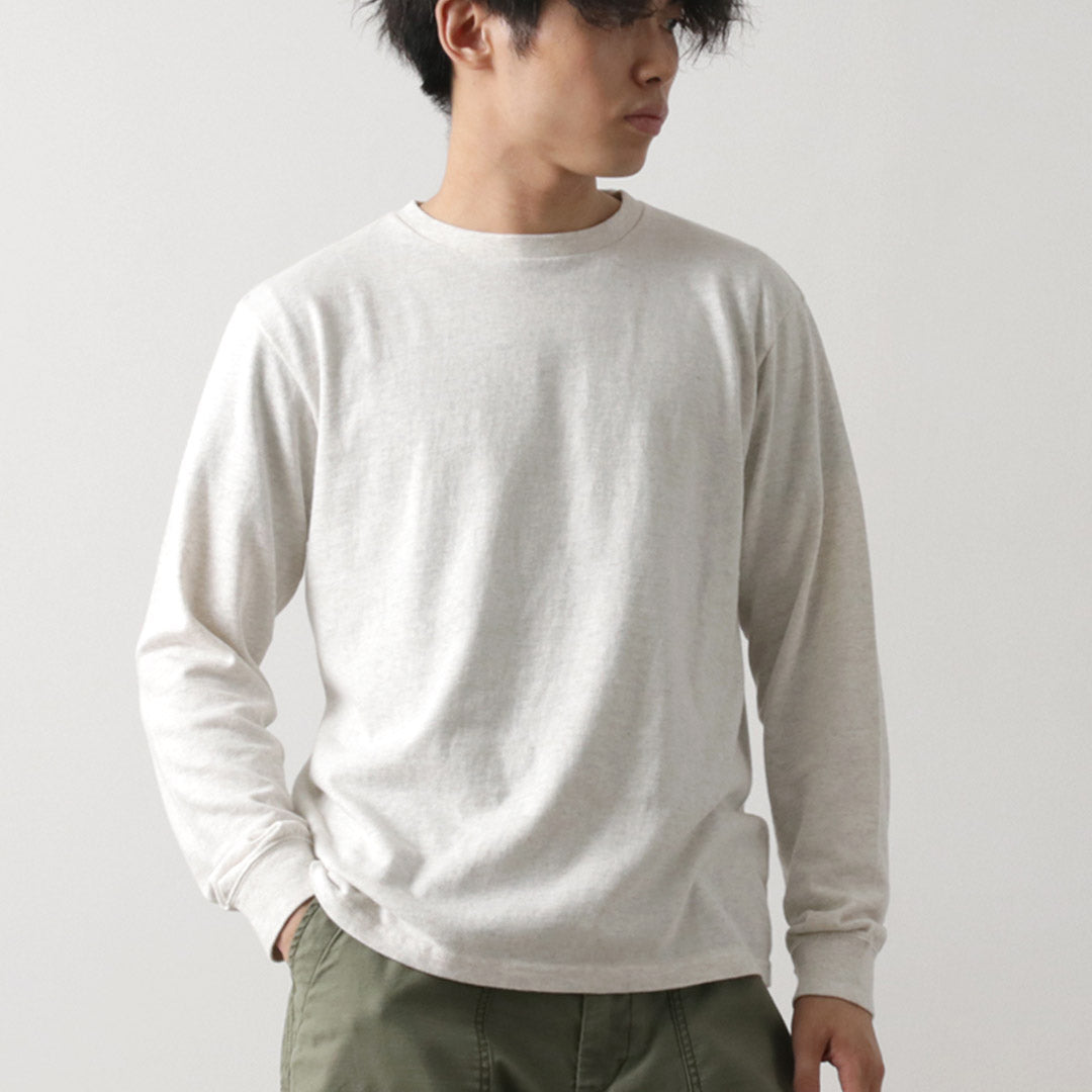 FILMELANGE / Dole Organic Raffy Jersey Long Sleeve T-Shirt