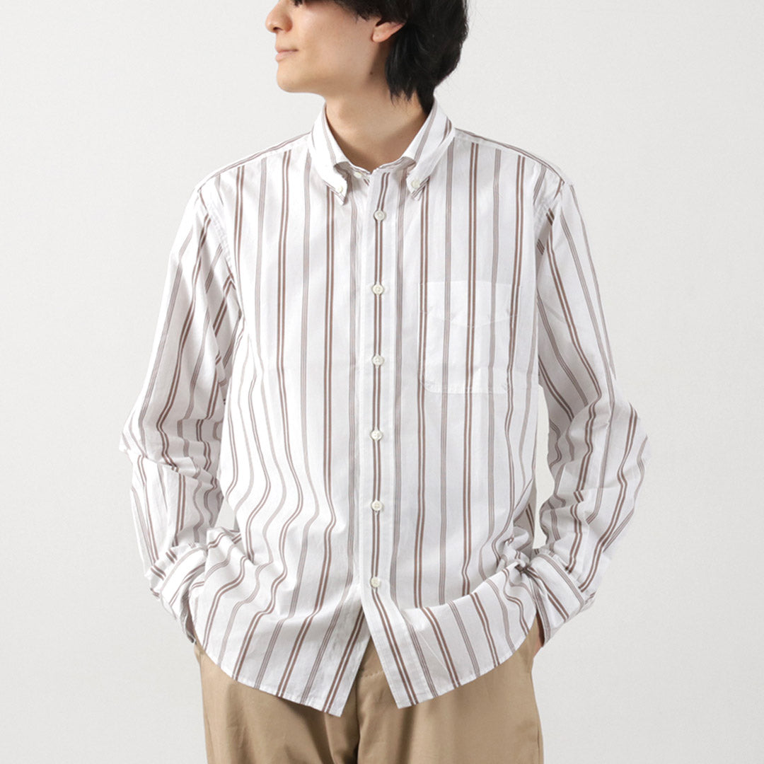 ROCOCO / Random Stripe Button Down Shirt Classic Fit