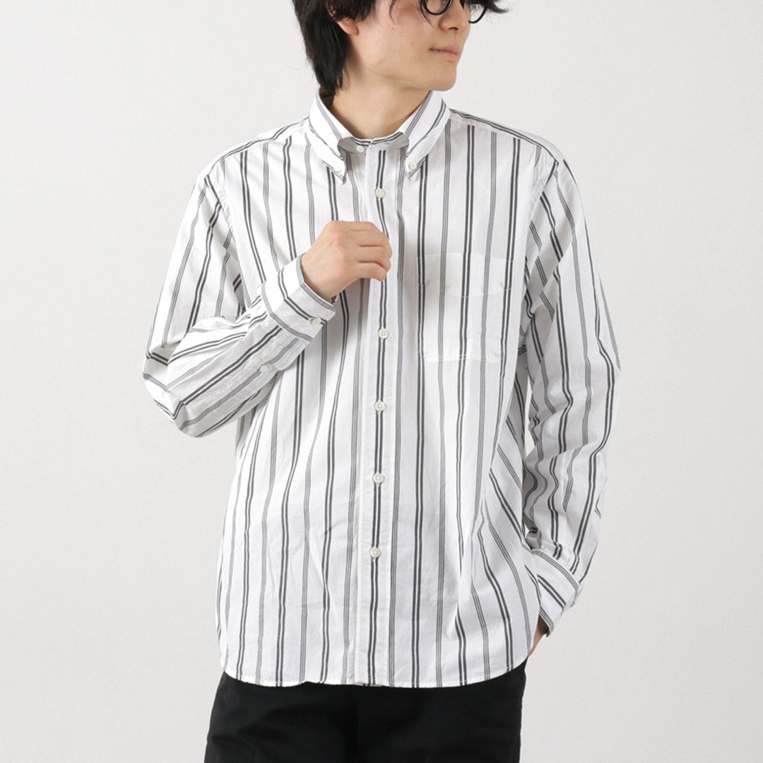 ROCOCO / Random Stripe Button Down Shirt Classic Fit