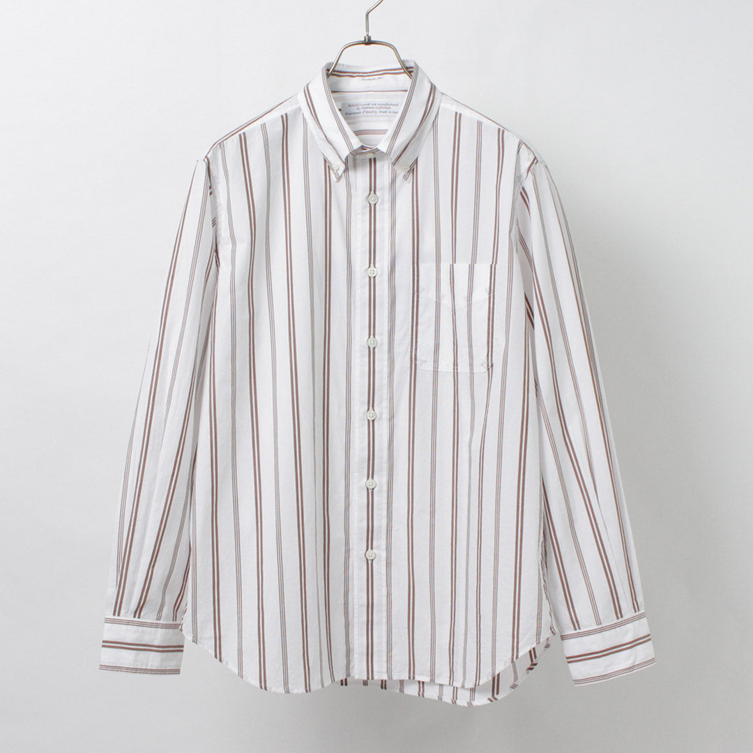 ROCOCO / Random Stripe Button Down Shirt Classic Fit