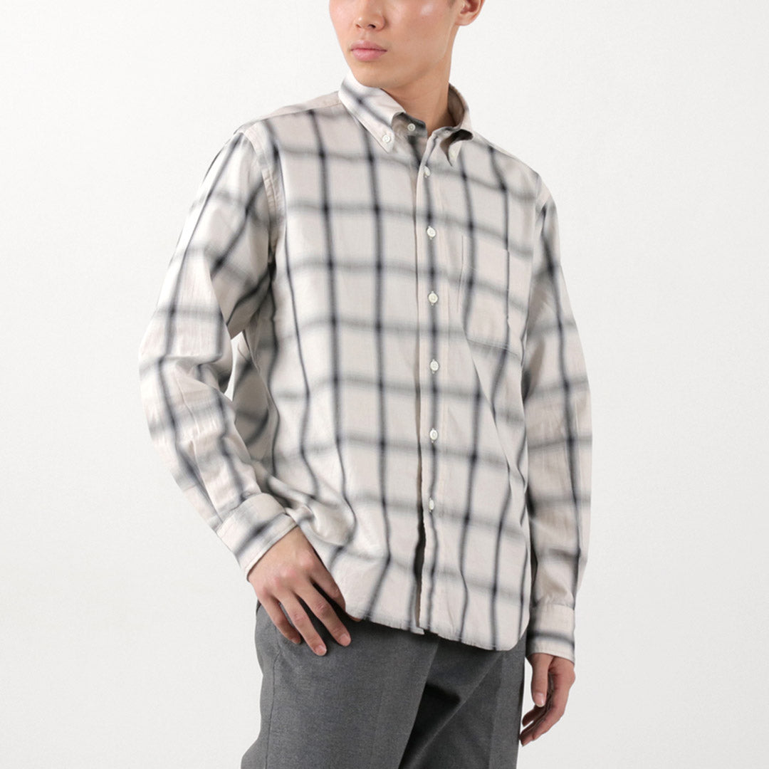 ROCOCO / Ombre Check Button Down Shirt Classic Fit