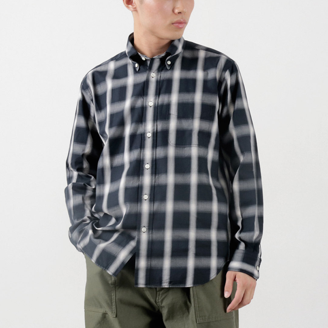 ROCOCO / Ombre Check Button Down Shirt Classic Fit