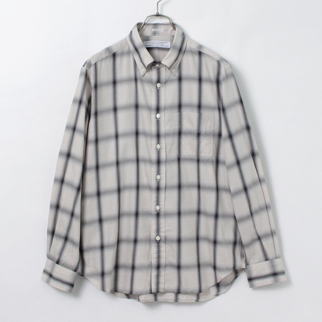 ROCOCO / Ombre Check Button Down Shirt Classic Fit